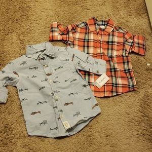 Boys Button up shirts
